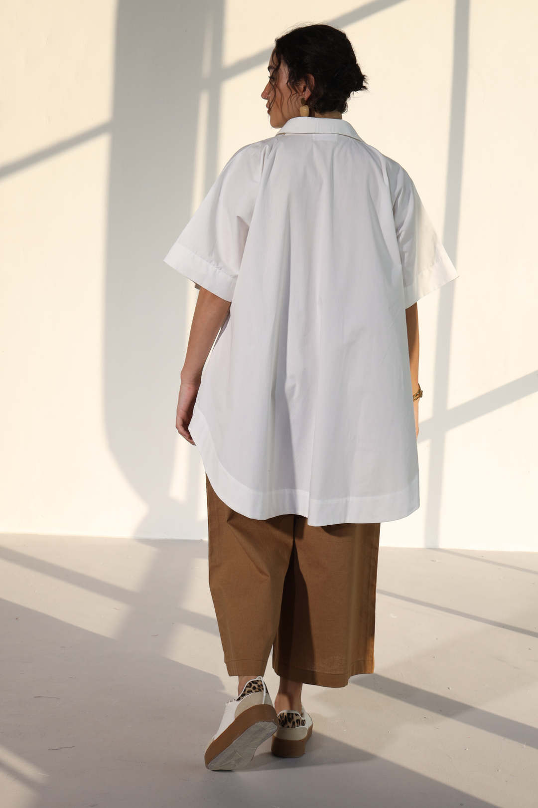 Harper Easy Shirt - Ivory White