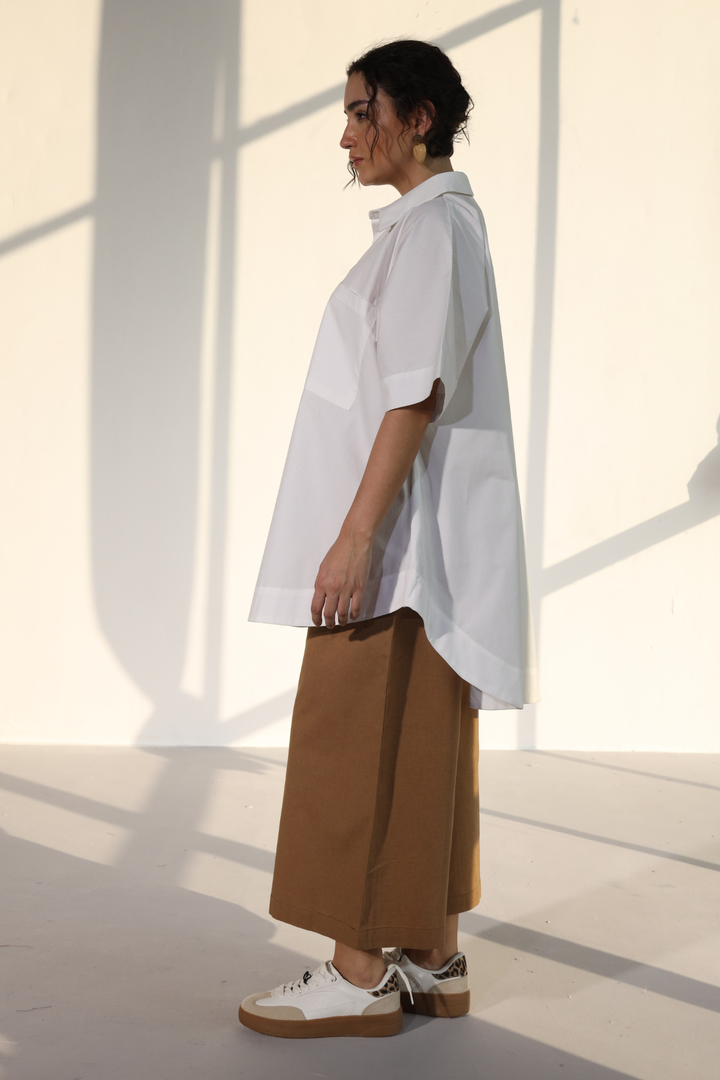 Harper Easy Shirt - Ivory White