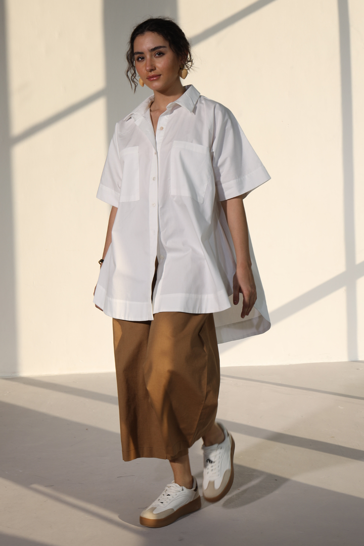 Harper Easy Shirt - Ivory White