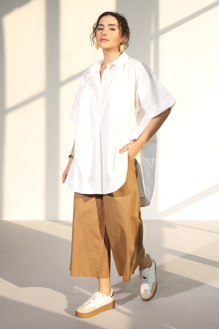 Harper Easy Shirt - Ivory White