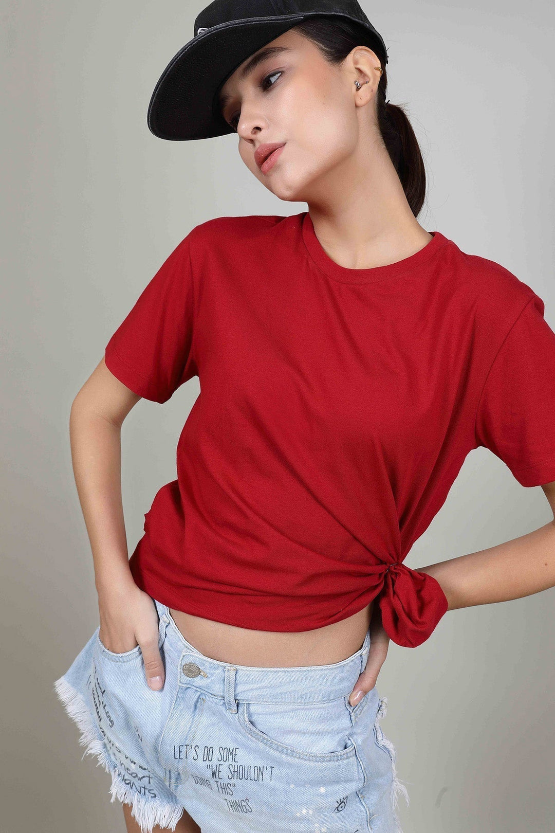 Pack of 7 Women Half Sleeve T-Shirt